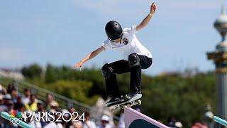 Japan's Yoshizawa Coco, Akama Liz swagger to women's street near-sweep | Paris Olympics | NBC Sports