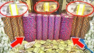 WORLD’S “LARGEST” CASINO CHIP CASTLE CRASH! HIGH LIMIT COIN PUSHER MEGA MONEY JACKPOT! (MUST WATCH)