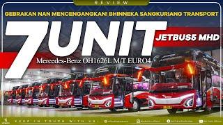 Gebrakan Nan Mencengangkan! 7 Unit JETBUS5 MHD PO Bhinneka Sangkuriang Transport : OH1626L EURO4