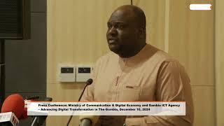 Press Conference: Ministry of Communication & Digital Economy and Gambia ICT Agency