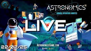 Découverte d'Astronomics : on mine des astéroïdes - Live du 22/02/25 - Let's Play Astronomics FR