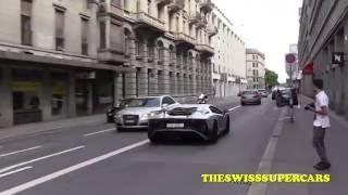 Capristo Aventador SV goes crazy in the city!!!