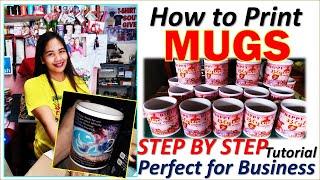 How to Print White Mug || Sublimation Mug || Step by Step Tutorial