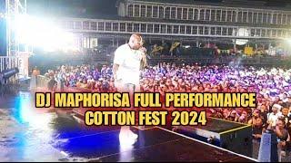 DJ MAPHORISA FULL PERFORMANCE | COTTON FEST 2024