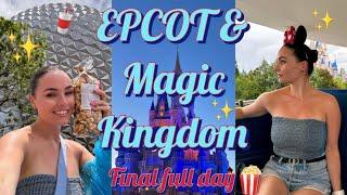 FLORIDA DAY 13 ! FINAL DAY EPCOT & Magic Kingdom! 🩷