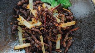 Sichuan dry-fried beef