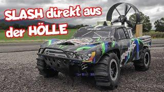 Schnellster Traxxas Slash. Unsere Höllengeburt mit Geheimwaffe Weltweit Einzigartig!