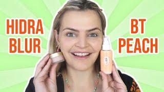 COMPARANDO BT PEACH PRIMER BRUNA TAVARES E HIDRA BLUR NIINA SECRETS