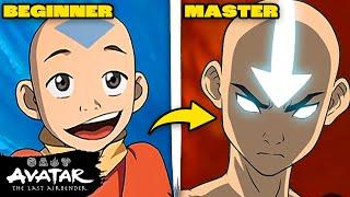 Avatar Aang’s Evolution (Mastering All 4 Elements + Avatar State)  | Avatar: The Last Airbender