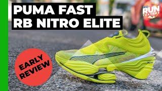 Puma Fast RB Nitro Elite Early Review | A fun concept designed to turn heads