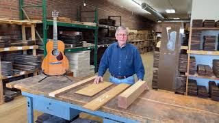 Mahogany wood guitar