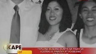 KB: 3 buwang buntis na Pinay sa Australia, pinatay at posibleng ginahasa