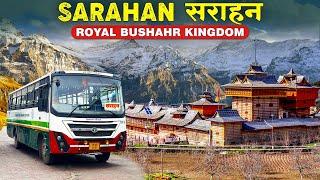 HRTC bus journey to SARAHAN - The Royal Bushahr Kingdom | MATA BHIMAKALI TEMPLE | Himbus