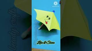 Best Easy Paper Craft Idea,How to make a Paper Umbrella easily️, #magicalbeautycrafts #shorts #diy