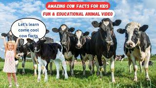 Amazing Cow Facts for Kids | Fun & Educational Animal Video #EducationalVideo #TopKidsZone