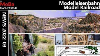 Model scale trains 00 H0 - NEWS March 2022 Topic Program preview update build Roco layout