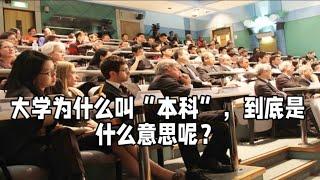 大学为什么叫“本科”，到底是什么意思呢？