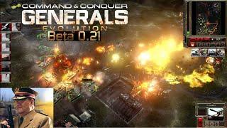 Command & Conquer: Generals Evolution Beta 2.1 | Green Pastures - Tank vs Ultra | 2k 1440p