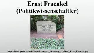 Ernst Fraenkel (Politikwissenschaftler)