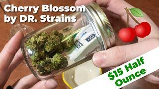 15$ 1/2 Oz of Cherry Blossom Hemp Flower Review | Dr. Strains | Conscious Clouds Ep.1