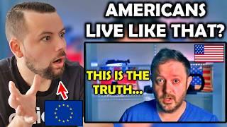 European Reacts to What it's like Living in America!