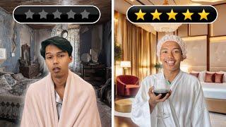 ABANG AJAK ADIK TIDUR HOTEL MURAH VS HOTEL MAHAL!