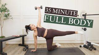 35 Minute At-Home Full Body Sculpt Workout || Warm-up & Cool Down Included! NO JUMPING!