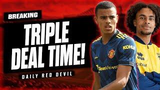 Greenwood & Zirkzee Deals CLOSE! Rabiot FREE TRANSFER Signing! | Manchester United News