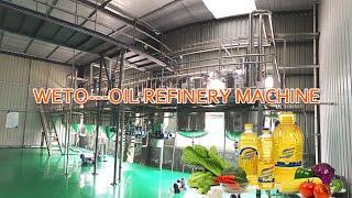 1-10 ton per day batch oil refinery machine