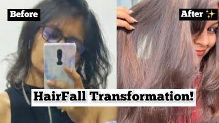 How To Control and Stop Hair Fall , Fast !!Real Transformation 