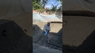 Concrete is fun! 4,500psi Shotcrete to be exact. Swimming Pool Construction is fun!