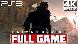 Batman Begins Full Game Gameplay Walkthrough [4K 60FPS ULTRA HD] PS2