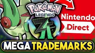 POKEMON NEWS! NEW MEGA EVOLUTION TRADEMARK RUMORS FOR LEGENDS Z-A! NEW NINTENDO LEAKS & MORE!