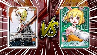 One Piece Card Game MADCAP Blue Nami vs Green Carrot [OP08]