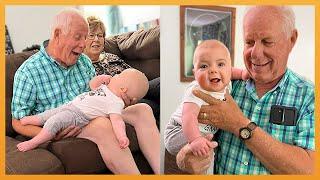 GRANDPARENTS MEET GRANDCHILD FOR THE FIRST TIME! | EMOTIONAL SURPRISES