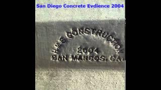 San Diego Concrete Evidence 2004