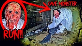 CAVE MONSTER REAL LIFE HORROR ESCAPE (PARKOUR POV)