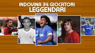 INDOVINA 34 GIOCATORI LEGGENDARI | Calcio Quiz Show