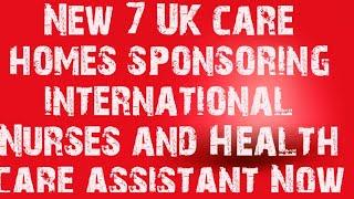 These 7 organizations are currently recruiting international Nurses and Care Assistants to the UK