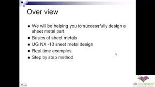 Sheet Metal Design Using Unigraphics NX 10.0 - Essential Training