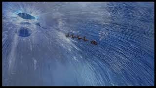 Arctic Dome and Hollow Earth portal in "The Santa Clause 2" (2002) - Steampunk fantasy movie scene