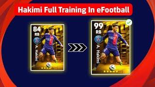 How To Train Hakimi New Card || eFOOTBALL 24 MOBILE