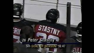 Peter Stastny's goal against Sabres, december 1992