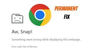 (2023 Easy FIX) Aw, Snap! Google Chrome Error in PC/Laptop