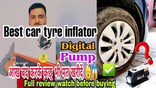 Best tyre inflator for car|car tyre air pump with digital meter 