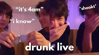 jungkook and mingyu drunk live (+gyu having a culture shock)
