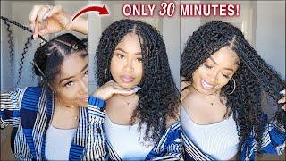 How To  Fast "Boho Braids" in 30mins [CHEAT METHOD]