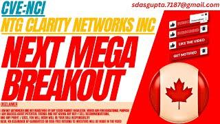 NEXT MEGA BREAKOUT : NCI STOCK ANALYSIS | NTG CLARITY NETWORKS INC STOCK