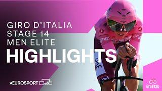 THRILLING TIME TRIAL!  | Giro D'Italia Stage 14 Race Highlights | Eurosport Cycling