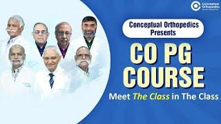 Conceptual Orthopedics PG course - 1st Announcement